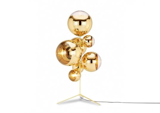Люстра модель Mirror Ball Stand Chandelier Gold от фабрики Tom Dixon
