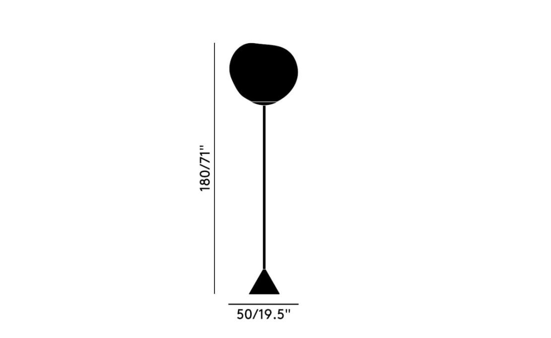 Торшер модель Melt Cone Slim Floor Lamp от фабрики Tom Dixon