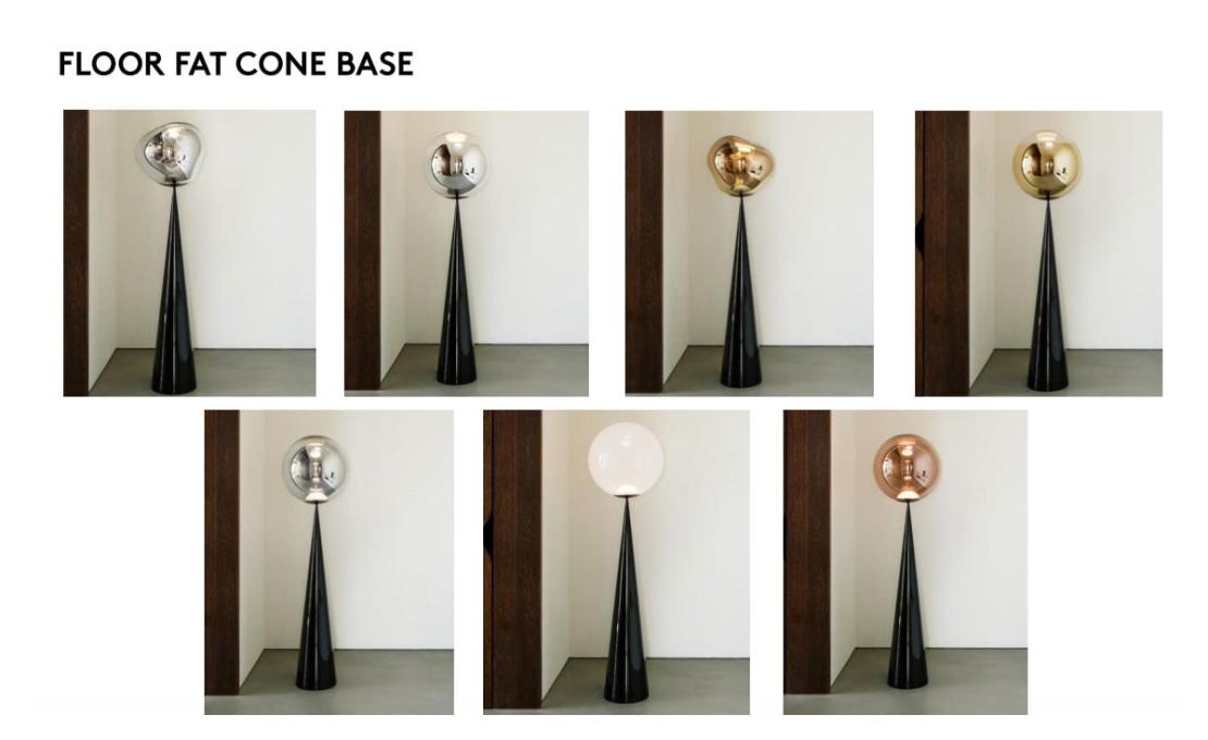 Торшер модель Cone Fat Floor Lamp от фабрики Tom Dixon
