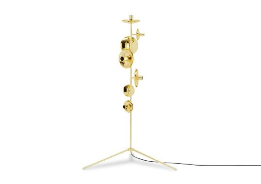 Люстра модель Mirror Ball Stand Chandelier Gold от фабрики Tom Dixon