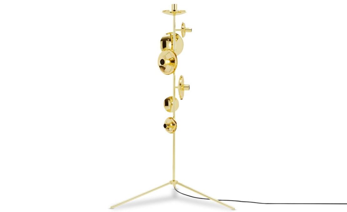 Люстра модель Mirror Ball Stand Chandelier Gold от фабрики Tom Dixon