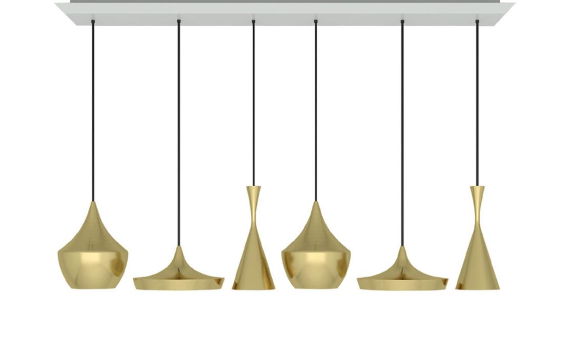 Люстра модель Beat Range Linear Penant System от фабрики Tom Dixon