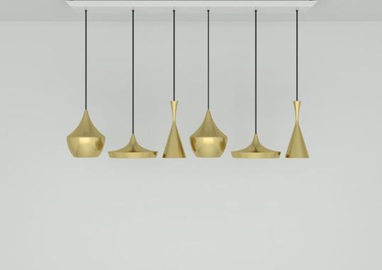 Люстра модель Beat Range Linear Penant System от фабрики Tom Dixon