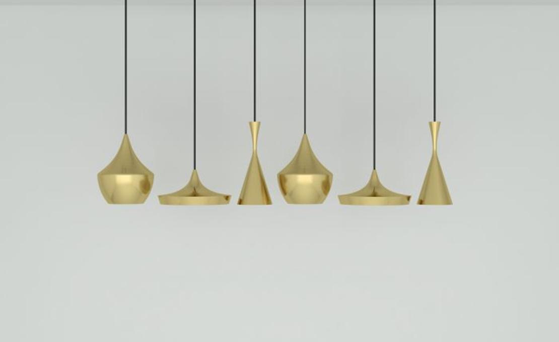 Люстра модель Beat Range Linear Penant System от фабрики Tom Dixon