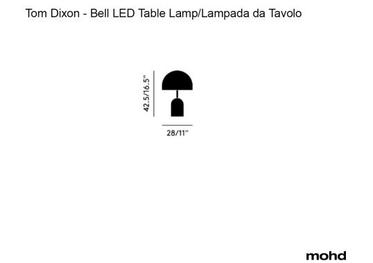 Настольная лампа модель Bell LED Table Lamp от фабрики Tom Dixon
