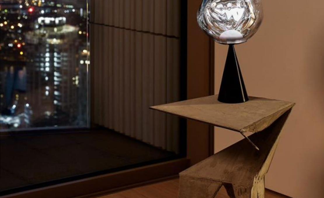 Настольная лампа модель Melt Cone Fat Small Table Lamp от фабрики Tom Dixon