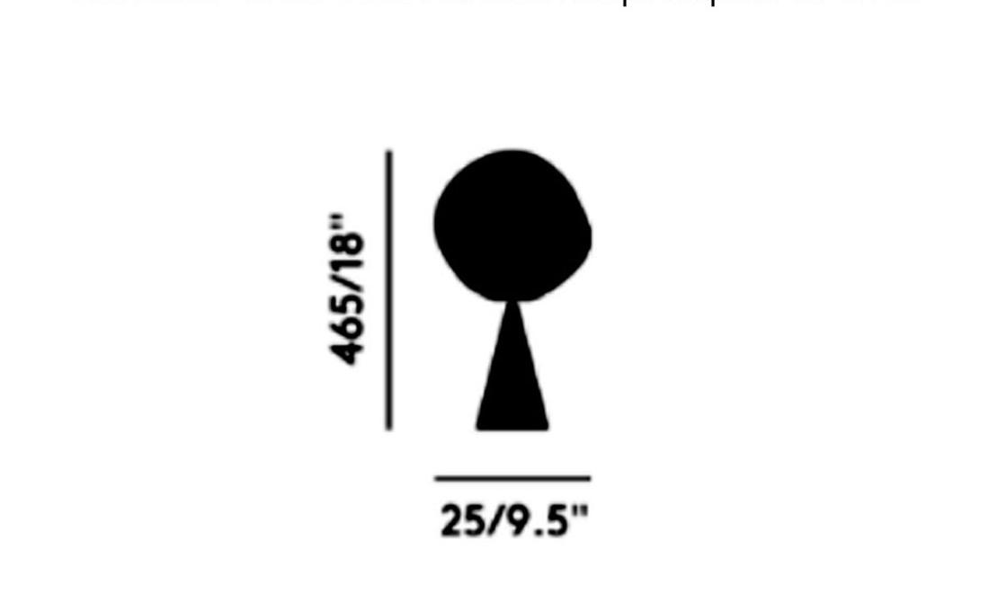 Настольная лампа модель Globe Cone Fat Table Lamp от фабрики Tom Dixon