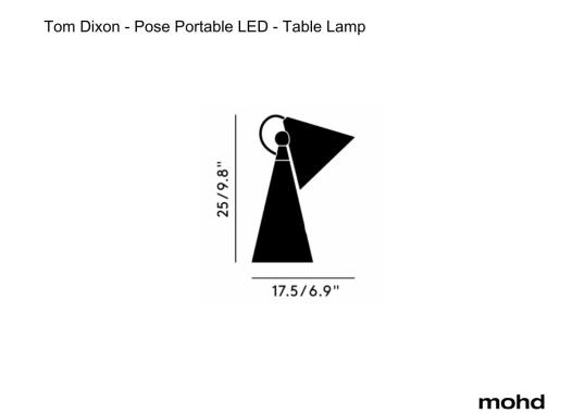 Настольная лампа модель Pose Portable LED - Table Lamp от фабрики Tom Dixon