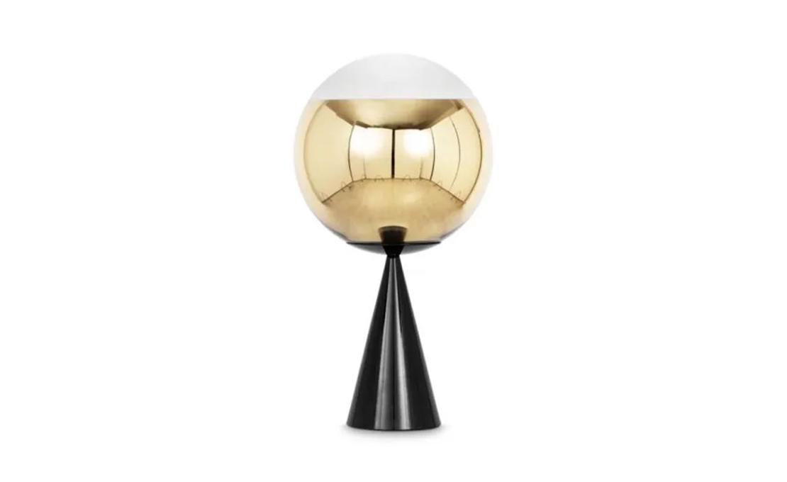 Настольная лампа модель Mirror Ball Cone Fat Table Lamp от фабрики Tom Dixon