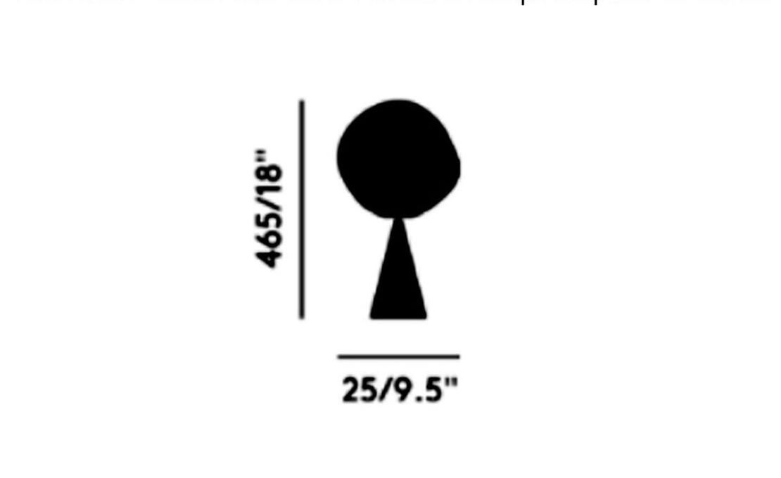 Настольная лампа модель Mirror Ball Cone Fat Table Lamp от фабрики Tom Dixon