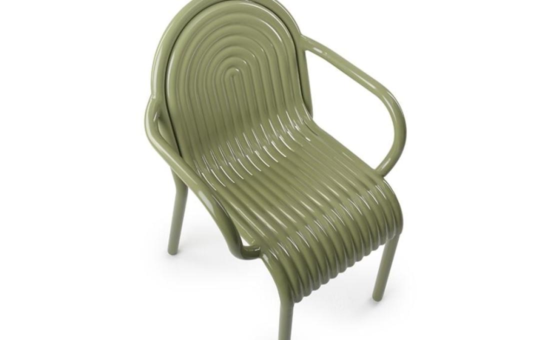 Кресло модель Groove Armchair от фабрики Tom Dixon