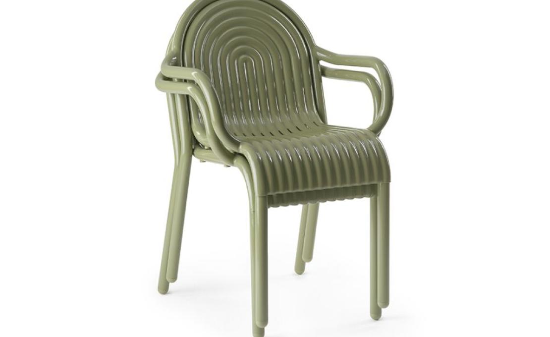 Кресло модель Groove Armchair от фабрики Tom Dixon