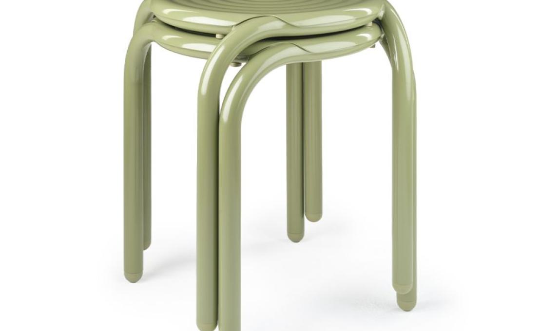 Стул модель Groove Stool от фабрики Tom Dixon