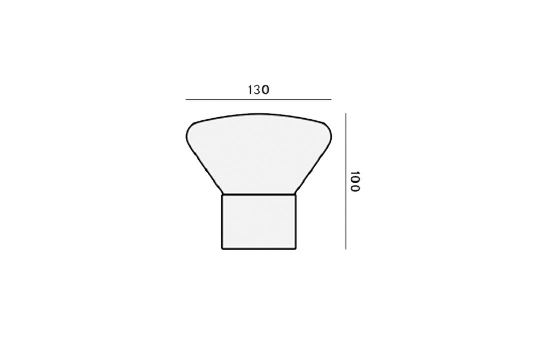 Подсвечник модель Muffin Candle Holder от фабрики Brokis