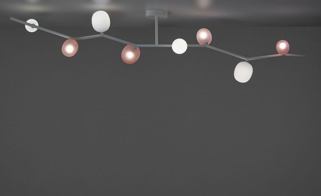 Потолочный светильник модель Ivy 8 Ceiling Lamp от фабрики Brokis