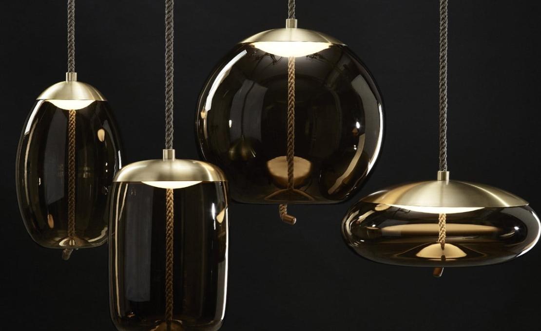 Подвесной светильник модель Knot Disco Lampada a Sospensione от фабрики Brokis