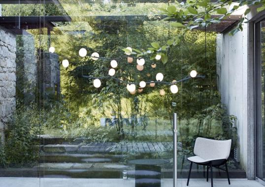 Подвесной светильник модель Ivy Horizontal 7 Suspension Lamp от фабрики Brokis