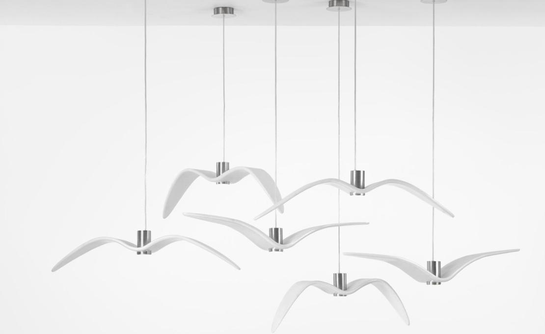 Подвесной светильник модель Night Birds Lampada a Sospensione от фабрики Brokis