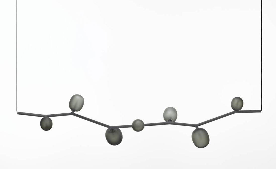 Подвесной светильник модель Ivy Horizontal 7 Suspension Lamp от фабрики Brokis