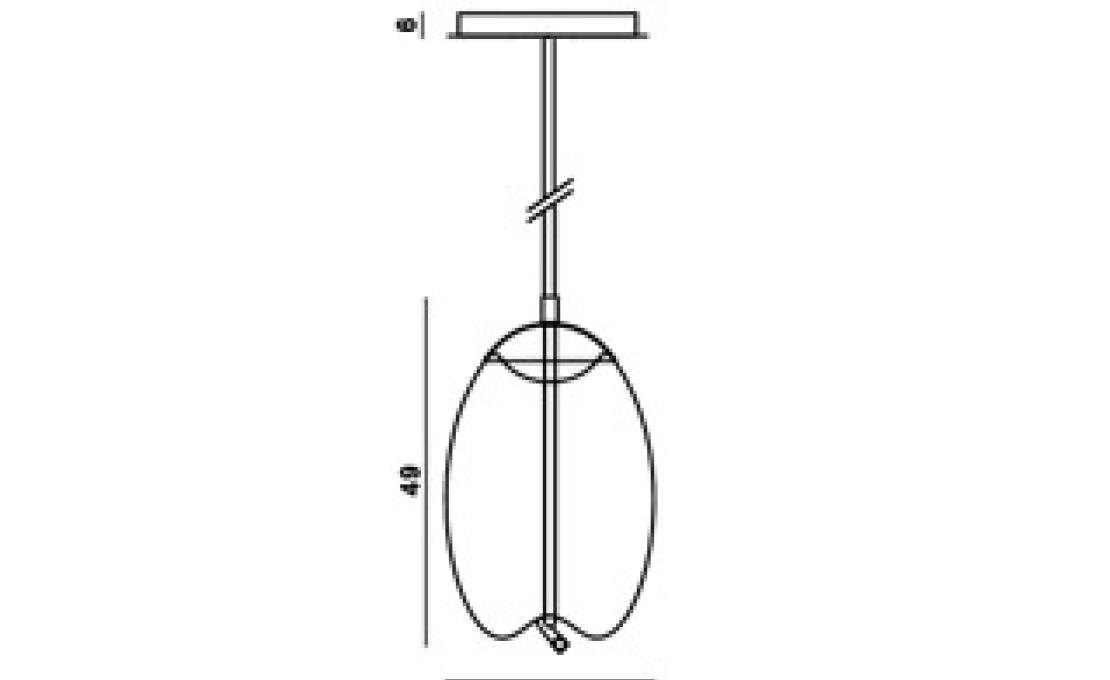 Подвесной светильник модель Knot Uovo Lampada a Sospensione от фабрики Brokis