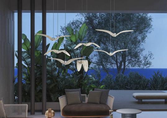 Подвесной светильник модель Night Birds Lampada a Sospensione от фабрики Brokis