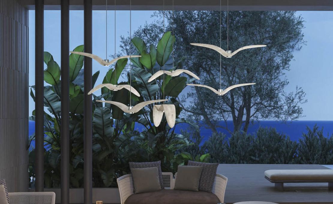 Подвесной светильник модель Night Birds Lampada a Sospensione от фабрики Brokis