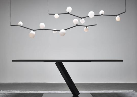 Подвесной светильник модель Ivy Horizontal 7 Suspension Lamp от фабрики Brokis