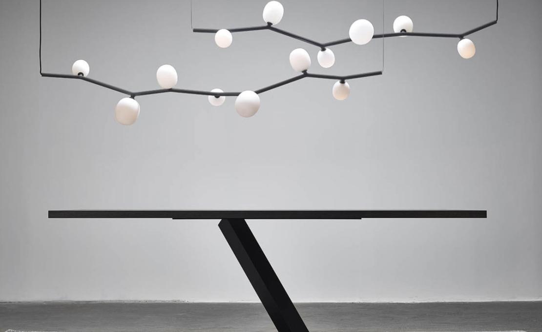 Подвесной светильник модель Ivy Horizontal 7 Suspension Lamp от фабрики Brokis
