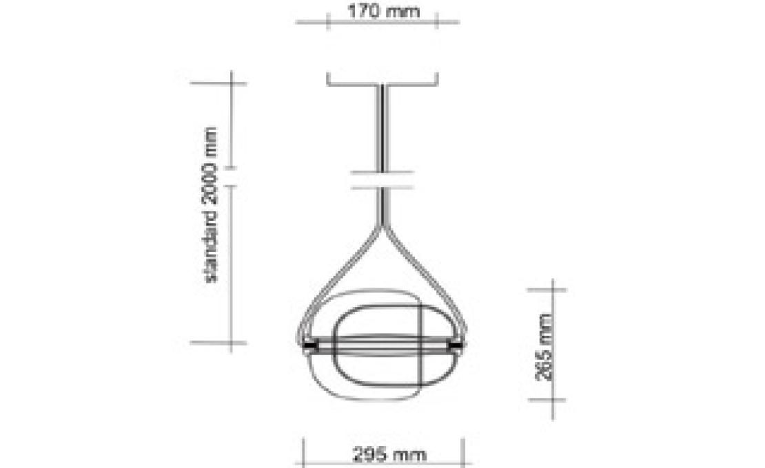 Подвесной светильник модель Capsula Lampada Sospensione от фабрики Brokis