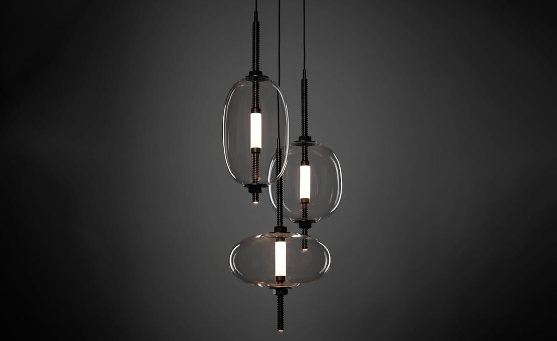 Подвесной светильник модель Under Pressure Suspension Lamp от фабрики Brokis