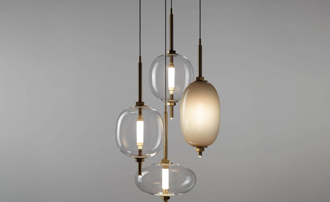 Подвесной светильник модель Under Pressure Suspension Lamp от фабрики Brokis