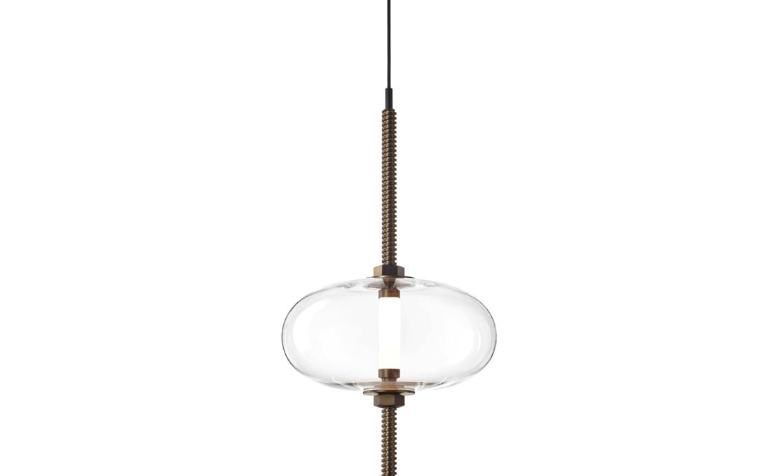 Подвесной светильник модель Under Pressure Suspension Lamp от фабрики Brokis