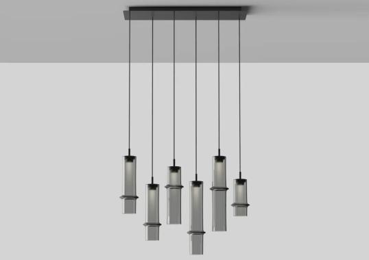 Подвесной светильник модель Bamboo Forest Composition S6M Suspension Lamp от фабрики Brokis