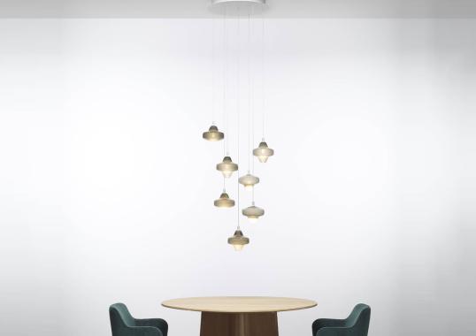 Подвесной светильник модель Starcloud Cluster Suspension Lamp от фабрики Brokis