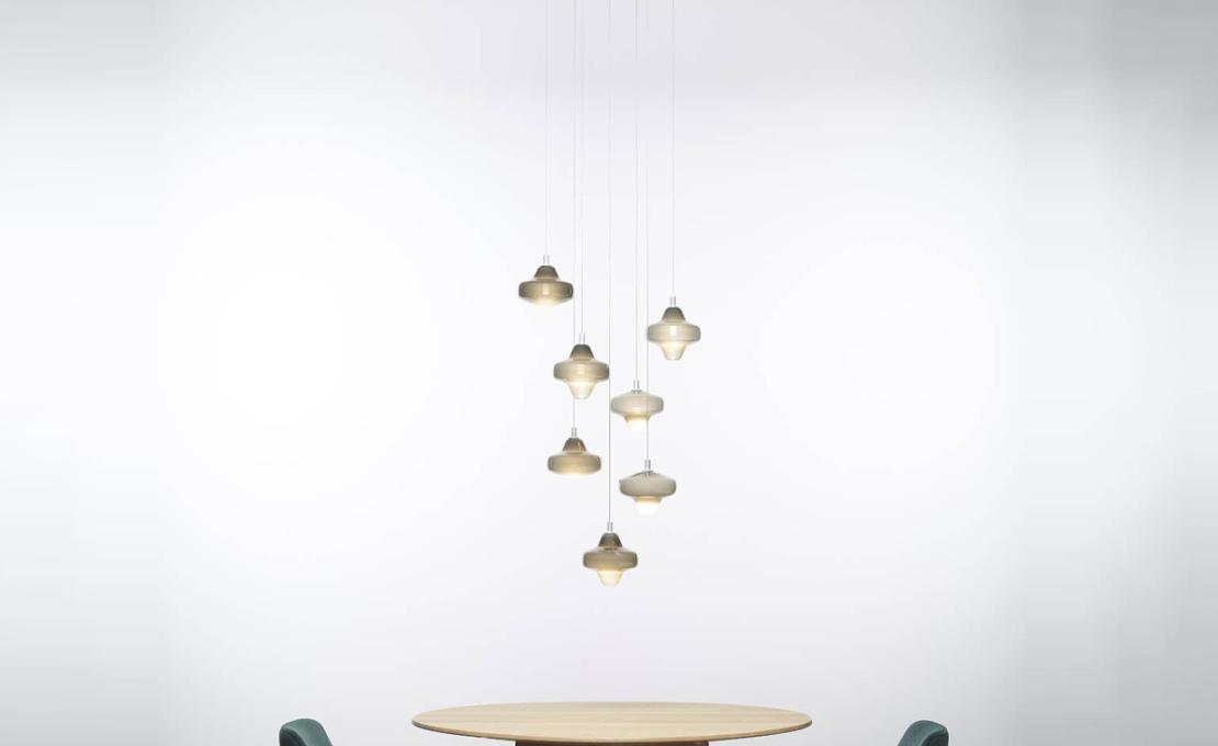 Подвесной светильник модель Starcloud Cluster Suspension Lamp от фабрики Brokis