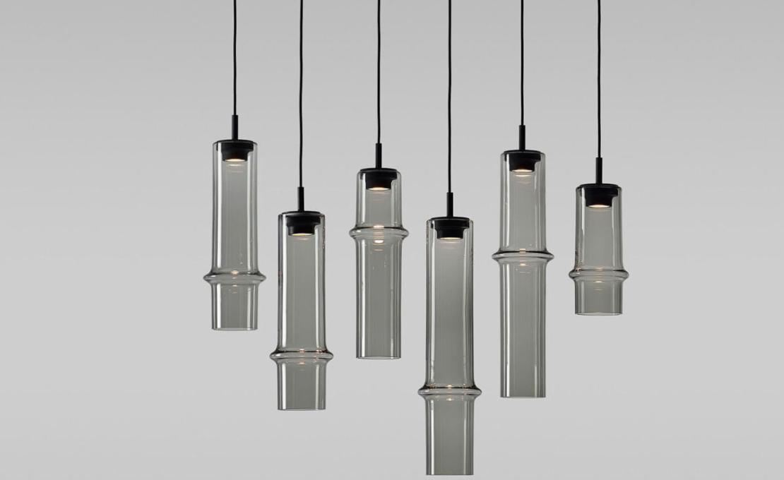 Подвесной светильник модель Bamboo Forest Composition S6M Suspension Lamp от фабрики Brokis