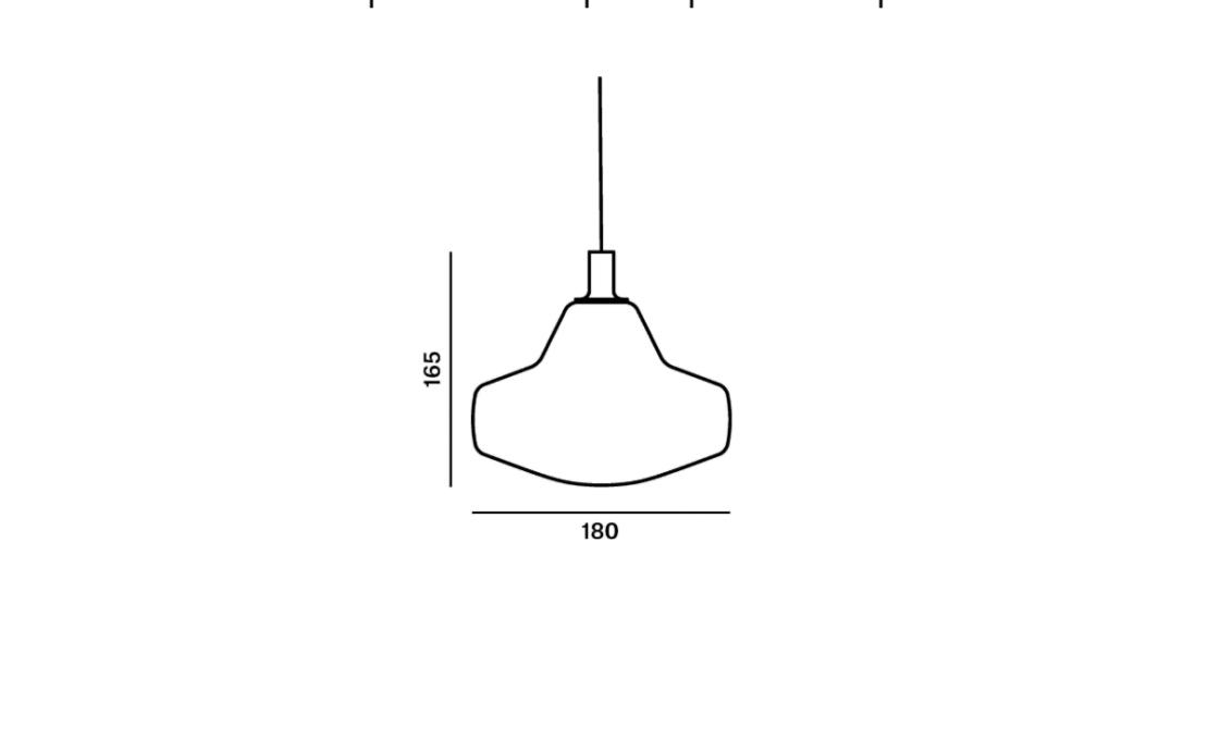 Подвесной светильник модель Atria Suspension Lamp от фабрики Brokis