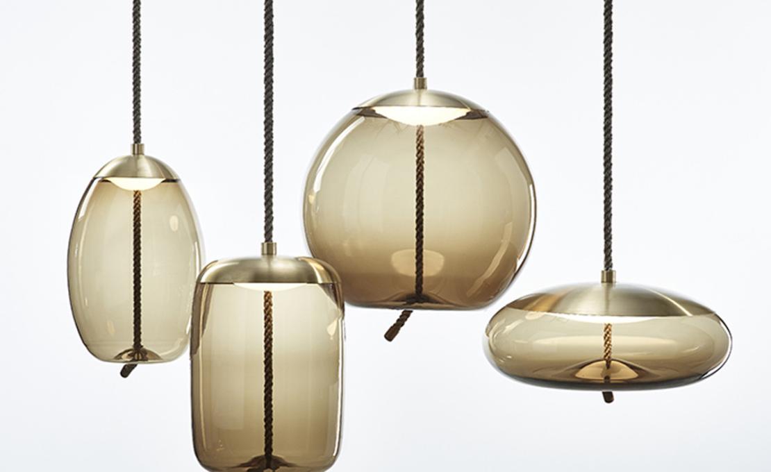 Подвесной светильник модель Knot Uovo Small Lampada a Sospensione от фабрики Brokis