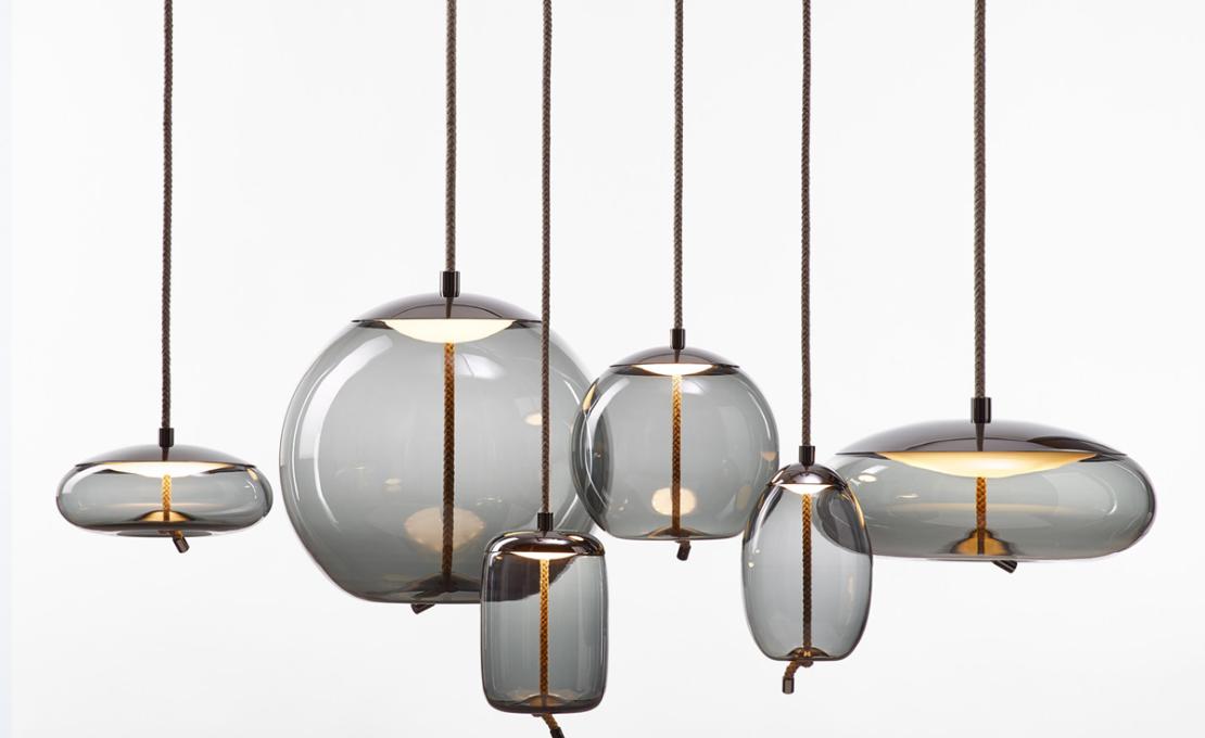 Подвесной светильник модель Knot Uovo Small Lampada a Sospensione от фабрики Brokis