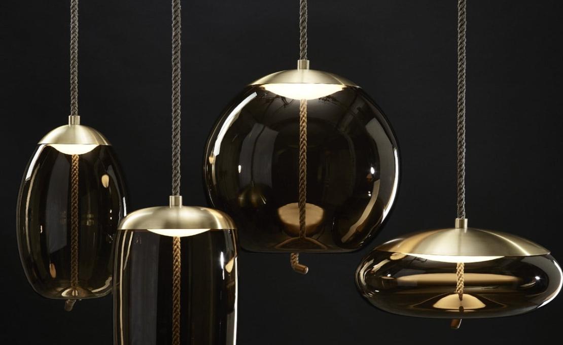 Подвесной светильник модель Knot Disco Small Lampada a Sospensione от фабрики Brokis