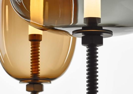 Подвесной светильник модель Under Pressure Suspension Lamp от фабрики Brokis