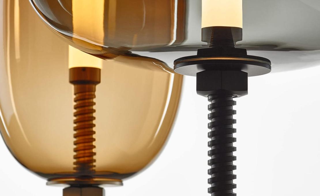 Подвесной светильник модель Under Pressure Suspension Lamp от фабрики Brokis