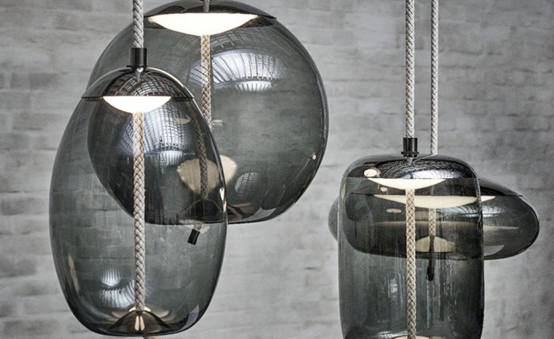 Подвесной светильник модель Knot Uovo Small Lampada a Sospensione от фабрики Brokis