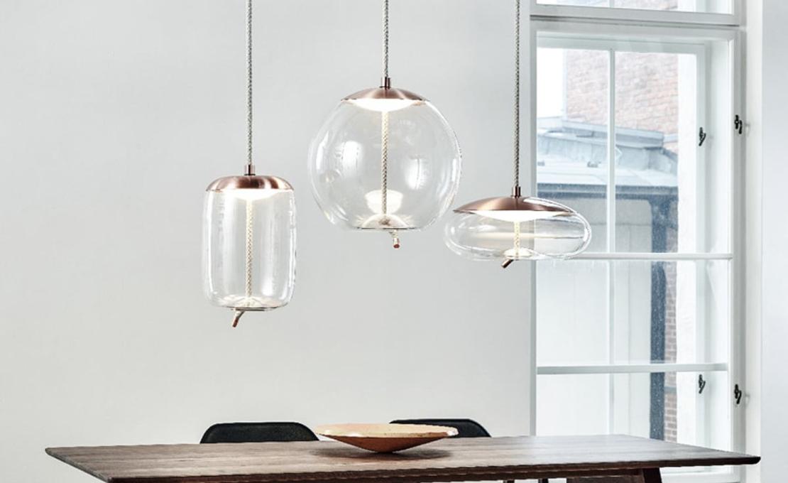 Подвесной светильник модель Knot Uovo Small Lampada a Sospensione от фабрики Brokis