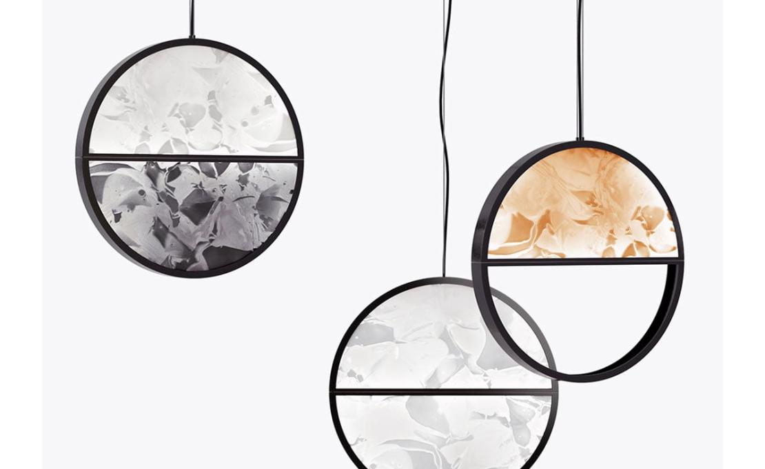 Подвесной светильник модель Geometric Circle 1/2 Top Lampada a Sospensione от фабрики Brokis