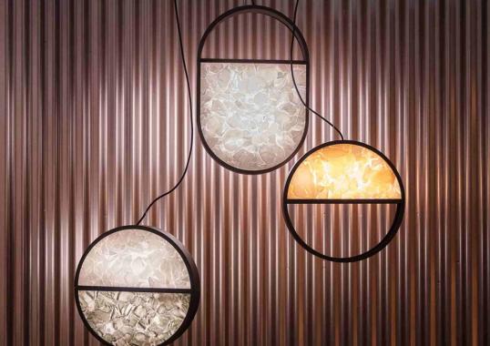 Подвесной светильник модель Geometric Circle 1/2 Top Lampada a Sospensione от фабрики Brokis