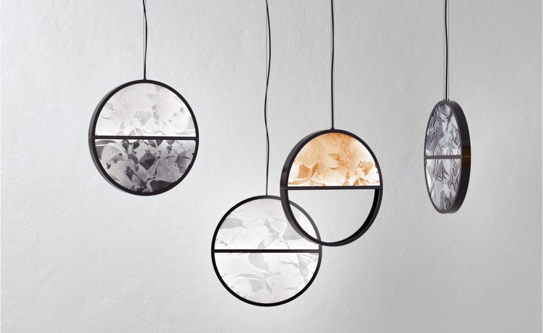 Подвесной светильник модель Geometric Circle 1/2 Top Lampada a Sospensione от фабрики Brokis