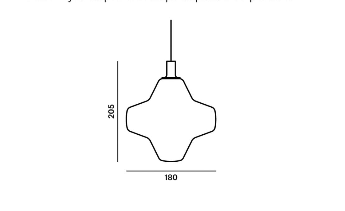 Подвесной светильник модель Lyra Suspension Lamp от фабрики Brokis