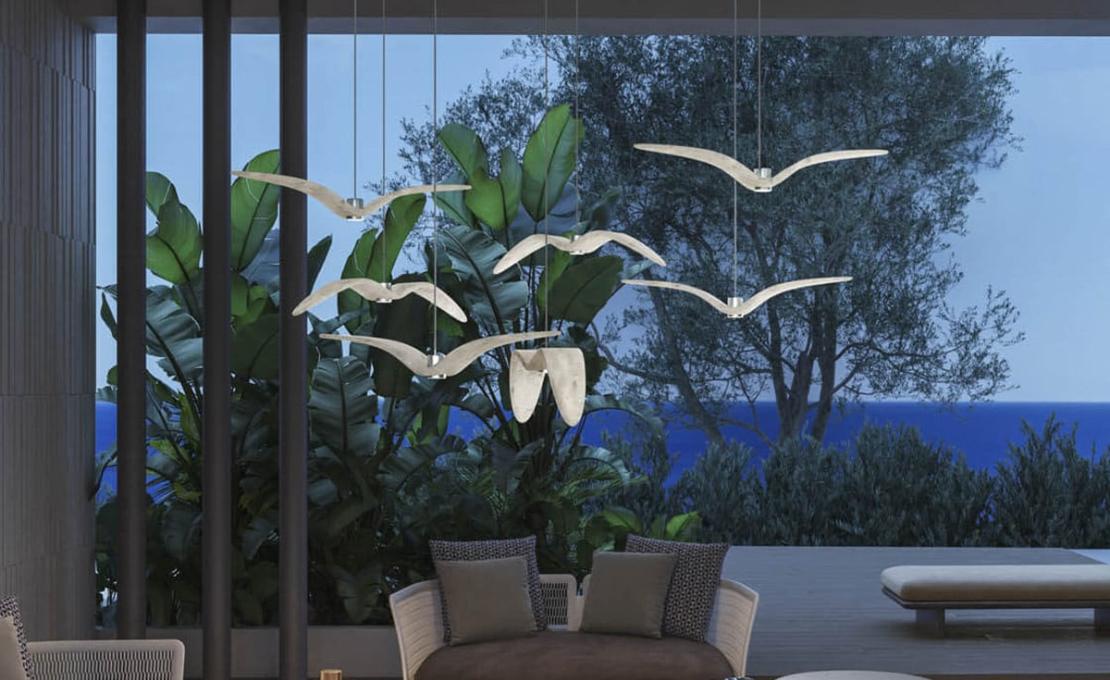 Подвесной светильник модель Night Birds PC1111 Susp Lamp Outdoor от фабрики Brokis