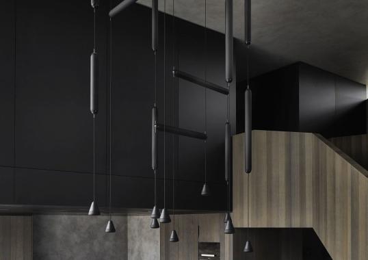 Подвесной светильник модель Puro Solo Vertical 1000 Suspension Lamp от фабрики Brokis